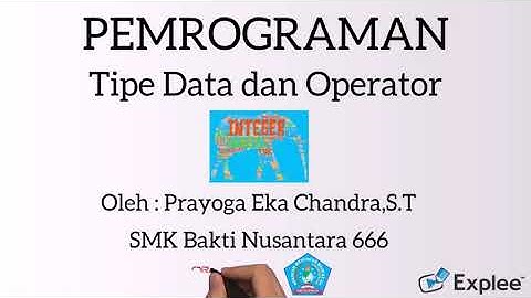 Tipe Data dan Operator di Java