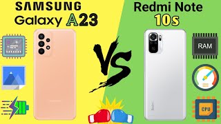 Samsung galaxy A23 vs redmi note 10s