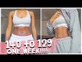 HOW I LOST 11 POUNDS IN ONE WEEK | Lose Weight Fast Diet