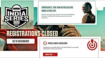 BGIS 2024|| In-game qualifier issue resolved || Profile under verification || Registration closed||