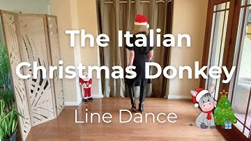 🎄Italian Christmas Donkey Line Dance to Music | HOLIDAY LINE DANCE #dance #christmasmusic