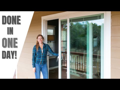 Install a Sliding Door | How to Easily Remove an Old Door and Install a New One!