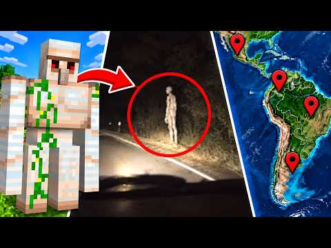 Mobs de Minecraft CAPTADOS en LATINOAMERICA 😱