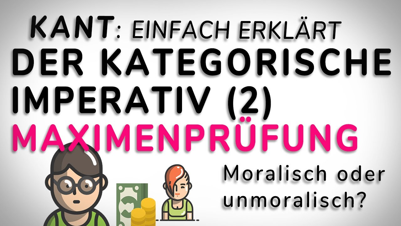 Der kategorische imperativ für dumme