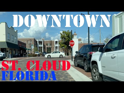 St Cloud - Florida - 4K Downtown Drive