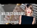 How to play wildest dreams taylors version by taylor swift on recorder tutorial