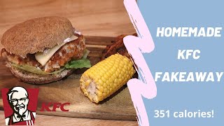 Fakeaway KFC Zinger Burger / Slimming World Friendly / Pinch Of Nom / Fakeaway Series