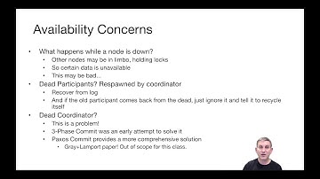 Lecture 22 Part 8 2PC, Locking and Availability