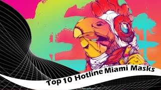 Top 10 Hotline Miami Masks