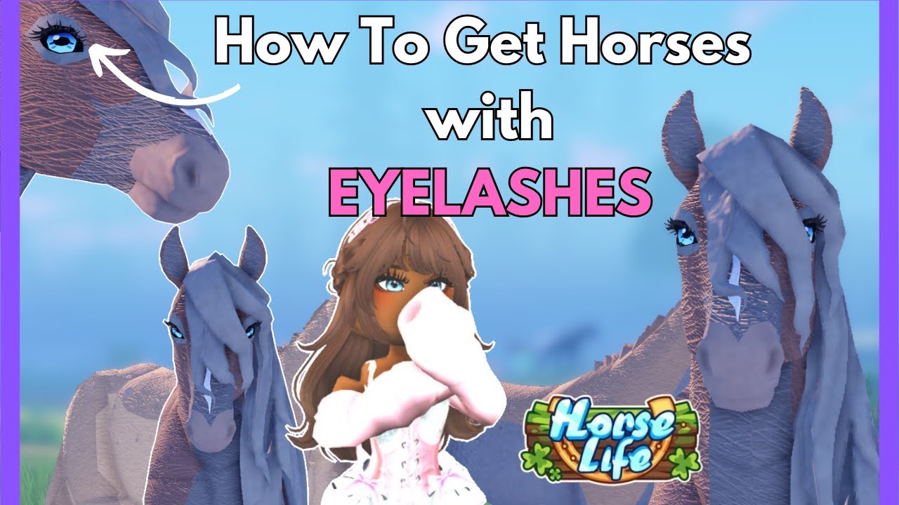 How To Get Horses With Eyelashes In Horse Life Roblox For New Players 