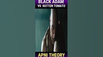BLACK ADAM VS ROTTEN TOMATOES #shorts #blackadam #rottentomatoes
