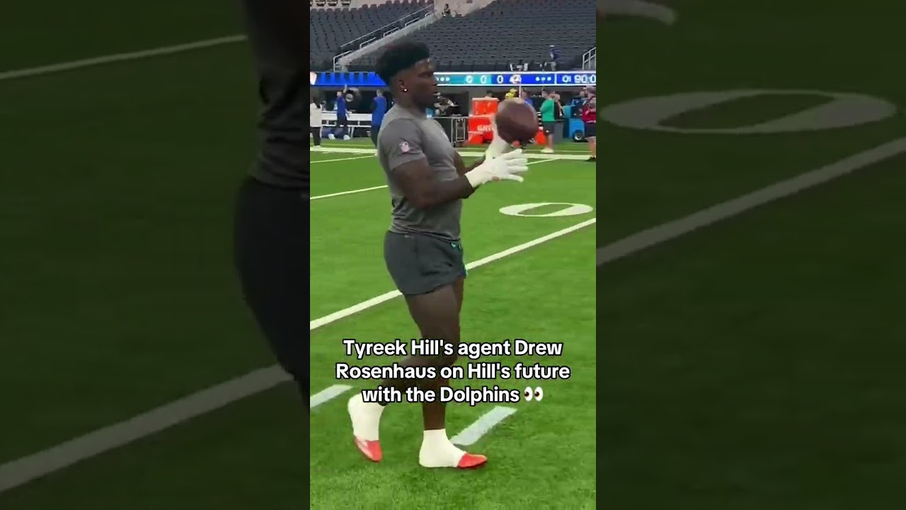 Tyreek Hill's agent Drew Rosenhaus on Hill's future with the Dolphins 👀