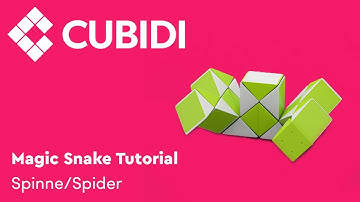 CUBIDI Magic Snake Tutorial – How To – 24 – Anleitung Spinne Magic Snake Puzzle