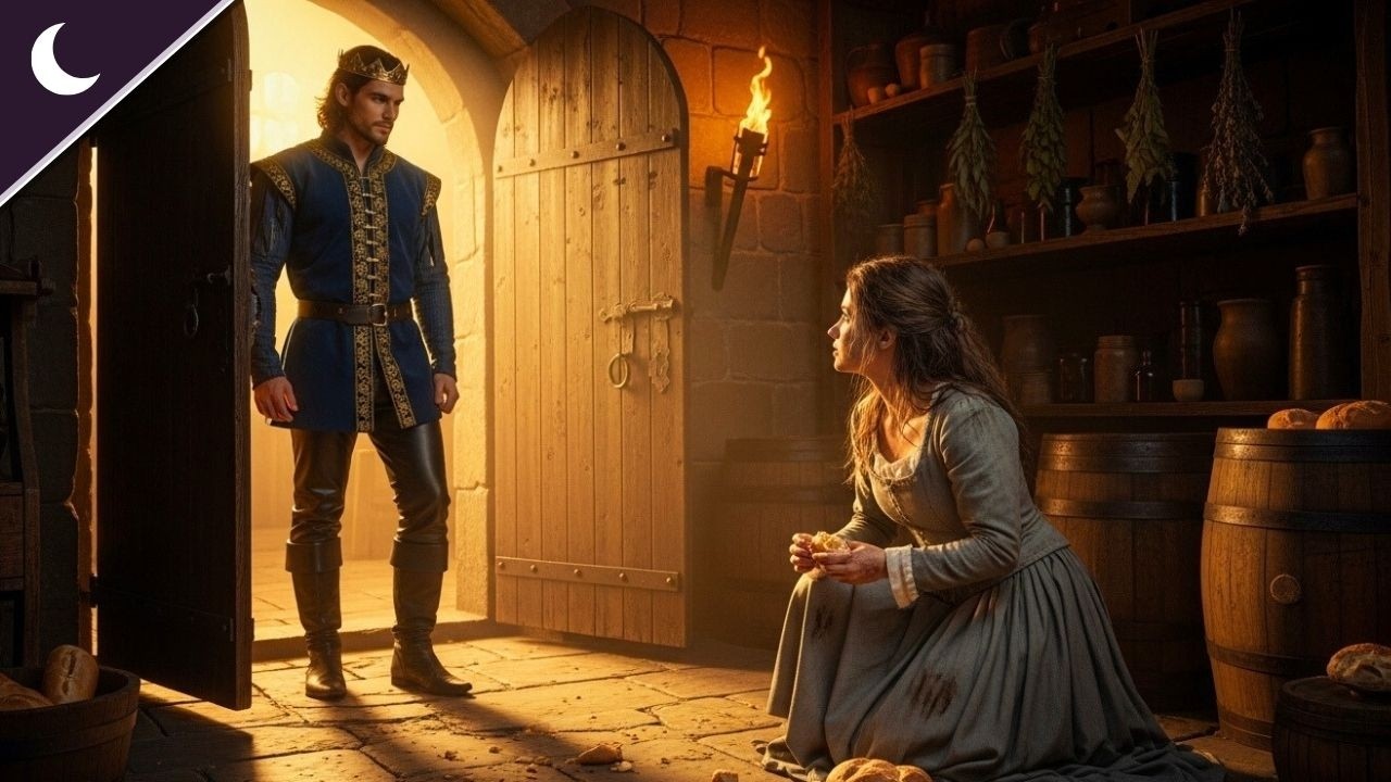 The Alpha King Found His Luna's Maid Hiding To Eat Leftovers — He Went Feral…