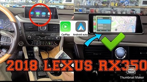 2018 LEXUS RX350 beat-sonic Apple Carplay Android auto module installation How to remove radio