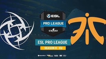 NiP vs Fnatic - ESL Pro League S8 EU - bo1 - de_train [Anishared]