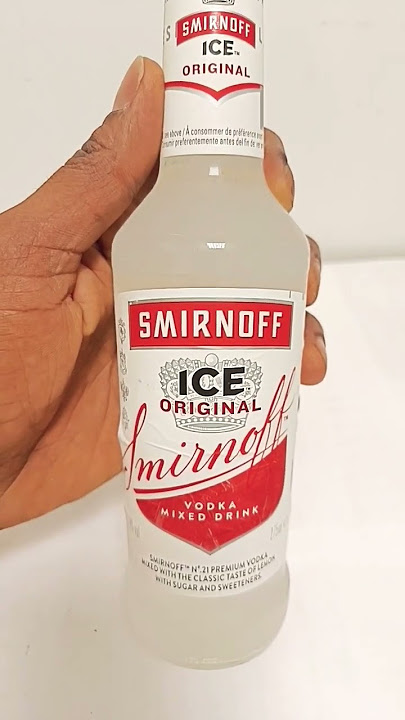 vodaka mix Smirnoff ice drink product of Italy