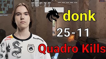 CS2 donk POV Faceit Dust2 (25-11) | 18 Headshots 72% | 2024/10/08 | #cs2 #csgo