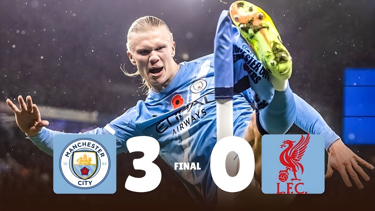 ليفربول يسقط امام السيتي 3-0 في ليلة تألق هالاند وغياب صلاح