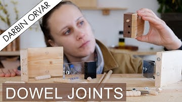 6 Ways To Create Dowel Joints (making jigs & basic wood joinery)