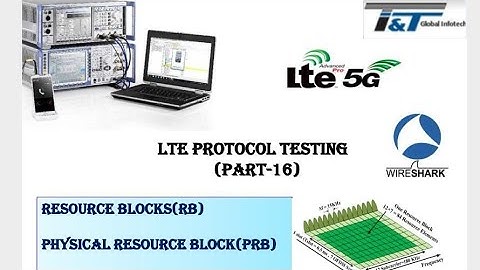 LTE Telecom Testing/RB_Resource Block,PRB_Physical Resource Block & RE_Resource Element ENodeB Test