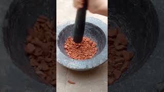 pot crushing #crunchyasmr #satisfying #crunchysounds #crunchycrumbles #oddlysatisfying