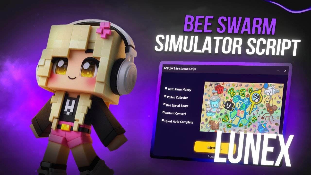 Bee Swarm Simulator Script (NO KEY) - New Update, Auto Farm, Auto Quest, Auto Sprinkler & More
