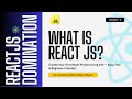 What is ReactJS? + Vite Setup for Beginners | React JS Course 2025 | Black Magic of React