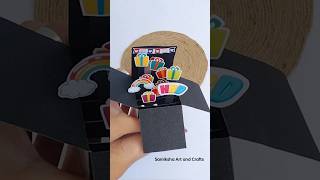 Pop Up Birthday Card || Samiksha   #handmade #craft #youtubeshorts #shortvideo #diy #5minutecrafts