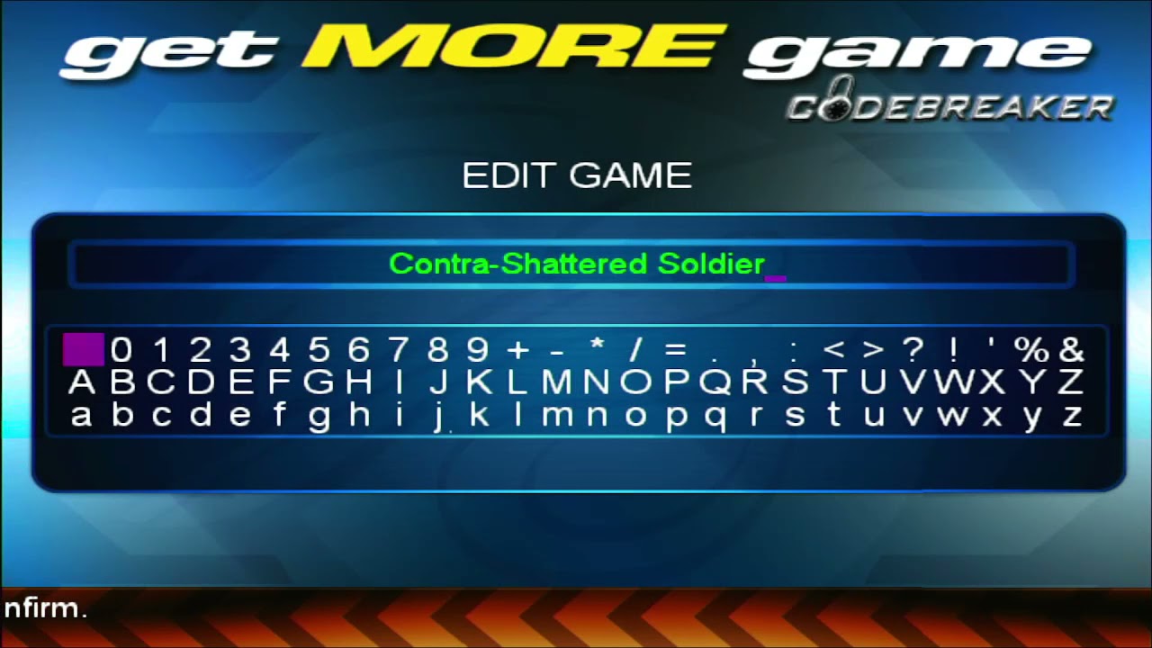 PS2PS4 Cheat With Code Breaker