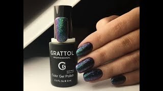 Grattol Color Gel Polish Galaxy Emerald !!! ❤❤❤ Безумный цвет😍 😃👍 Втирки отдыхают 😃😉