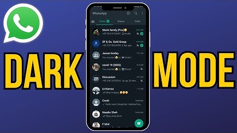 How to Get Dark Mode on WhatsApp (2023) | WhatsApp Dark Mode