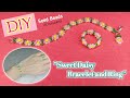 Daisy Chain Bracelet and Ring | Cin DIY