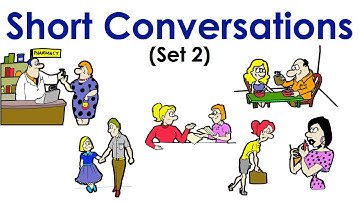 Short Conversations | Set 2 | Easy English Conversation Practice | ESL.