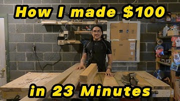 Turning Scrap Wood into $100 End Tables – Full DIY Build!