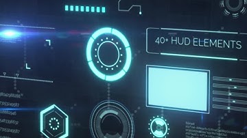 40+ HUD Elements After Effects Templates