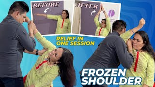 FINALLY!  6Year Frozen Shoulder in One Remarkable Chiropractic Session by Dr. Ravi Shinde