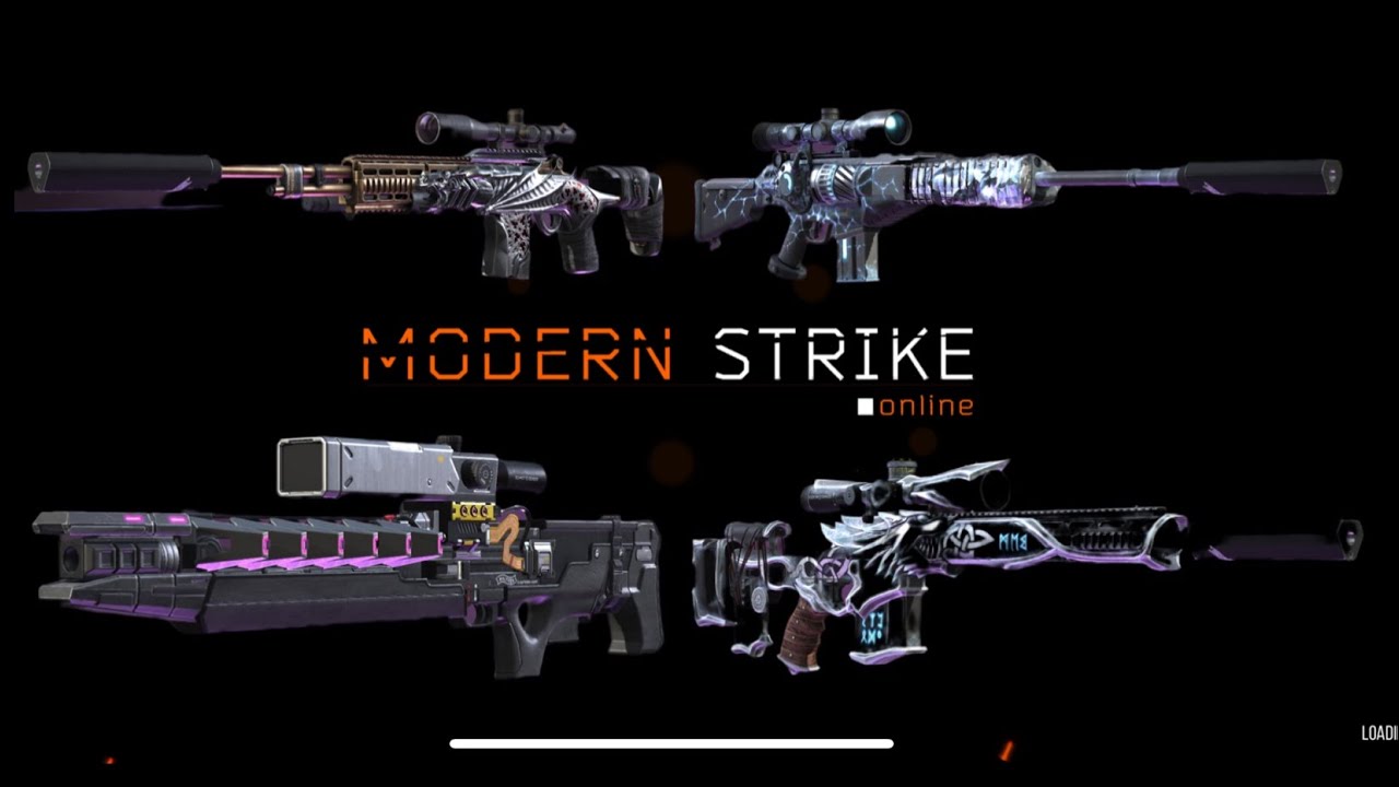 😱 A Demonstration Of All Special Effect Skins Of ALL Sniper Rifles 😱 Modern Strike Online 