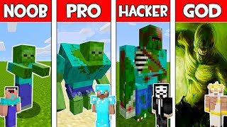 Minecraft - NOOB vs PRO vs HACKER vs GOD : ZOMBIE MUTANT in Minecraft ! AVM SHORTS Animation