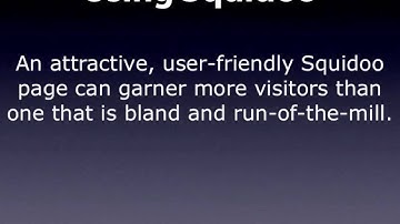 How To Get Traffic with Squidoo