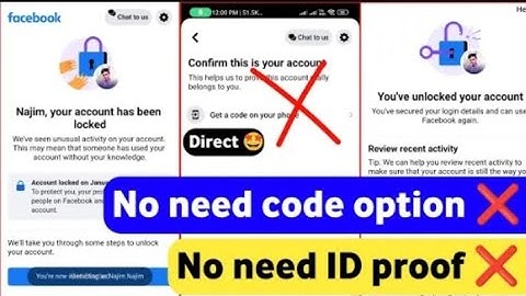 Facebook Account Locked Problem/Facebook account Unlock Working New Trick Method 2025#fb#facebook
