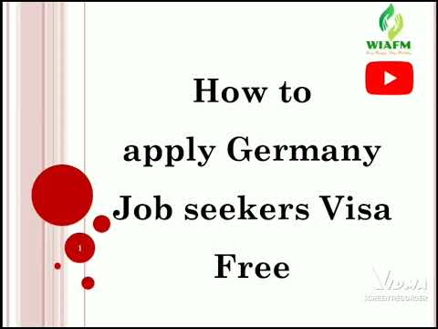 How to apply for Germany Job seekers Visa Free