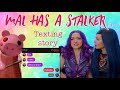 Mal has a stalker, scary texting story, Descendants, Roblox, Piggy