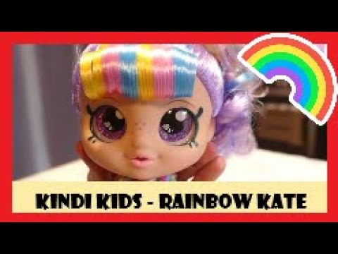 Лялька Кінді Кідс Райдужна Кейт Kindi Kids Rainbow Kate "Snack Time Friends" Веселка 50023 Moose Toys Оригінал, видео 1