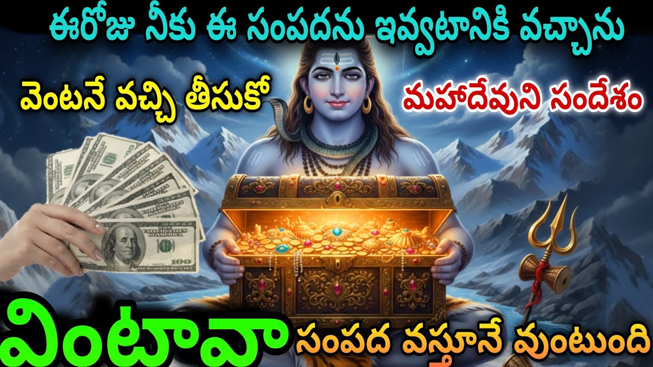 శివుడు ఏదో చెప్పాలనుకుంటున్నాడు | వింటావా🔥 సంపద గురించి రహస్యం చెబుతాడు#shivaratri