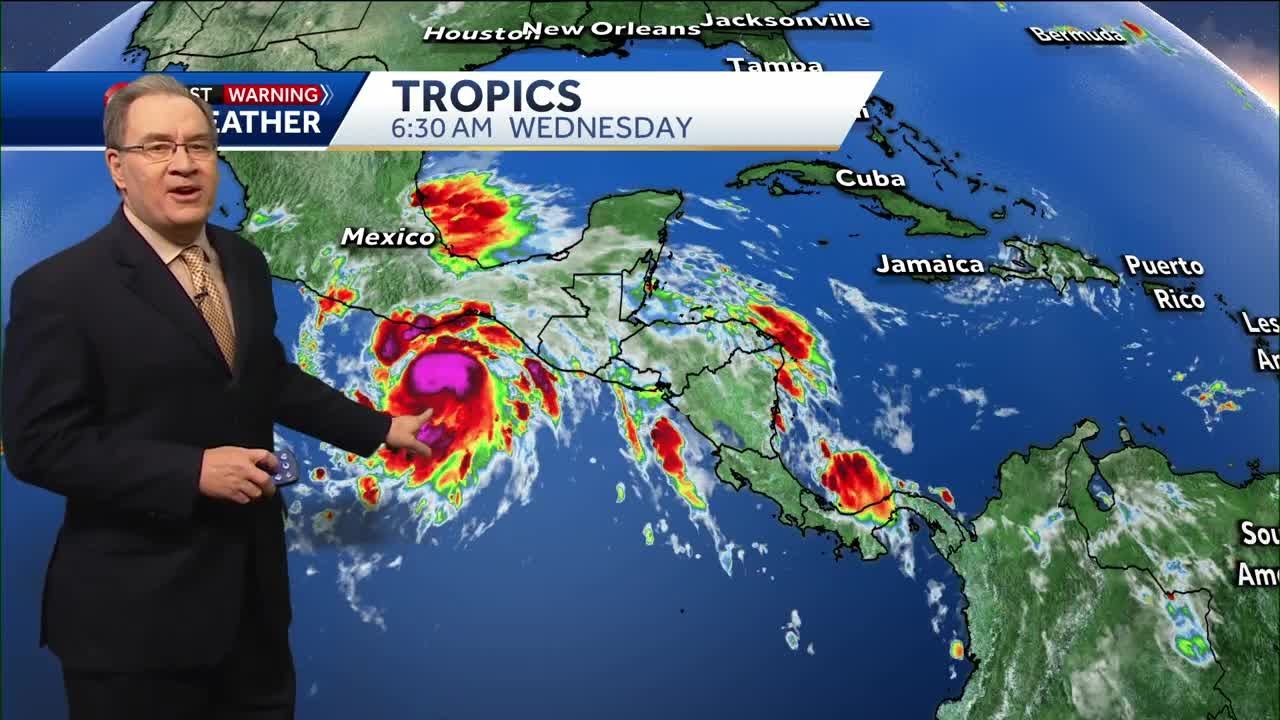 Drier weather and hotter weather on the way - YouTube