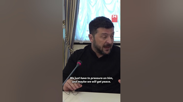 Zelensky Says Only 'Pressure' On Putin Will Bring Peace