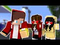 MAIZEN : JJ rewound time using a Magical Clock to get the attention of Girls - minecraft aanimation