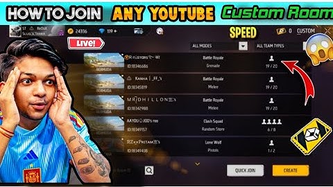 How To Join Any Youtuber Custom Room 😍 Very Fast New trick 🥺 Revealed Kar Di Hai 😱