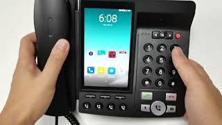 2023 Smart LTE 4G ECG-922 Fixed Wireless Landline Android OS with 4G Sim Network Video Phone